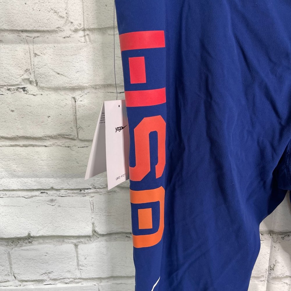 NEW Nike Womens Yoga Luxe 7/8 Length Dri-Fit Team USA Training Leggings Size XXL - Picture 3 of 6